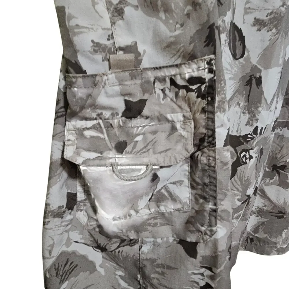Columbia Floral Skirt with Belt Women's Plus Size 2X Gray Hiking Athleisure